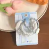 High-elasticity hair ties, headbands, hair tie rubber bands, a new high-end leather case and hair accessory from Korean influencers on Instagram for women Application Scenario